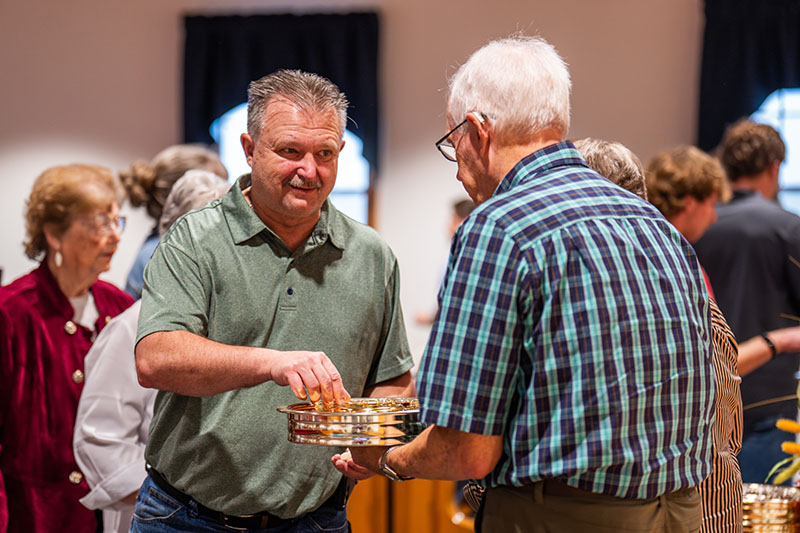 Man Receiving Communion